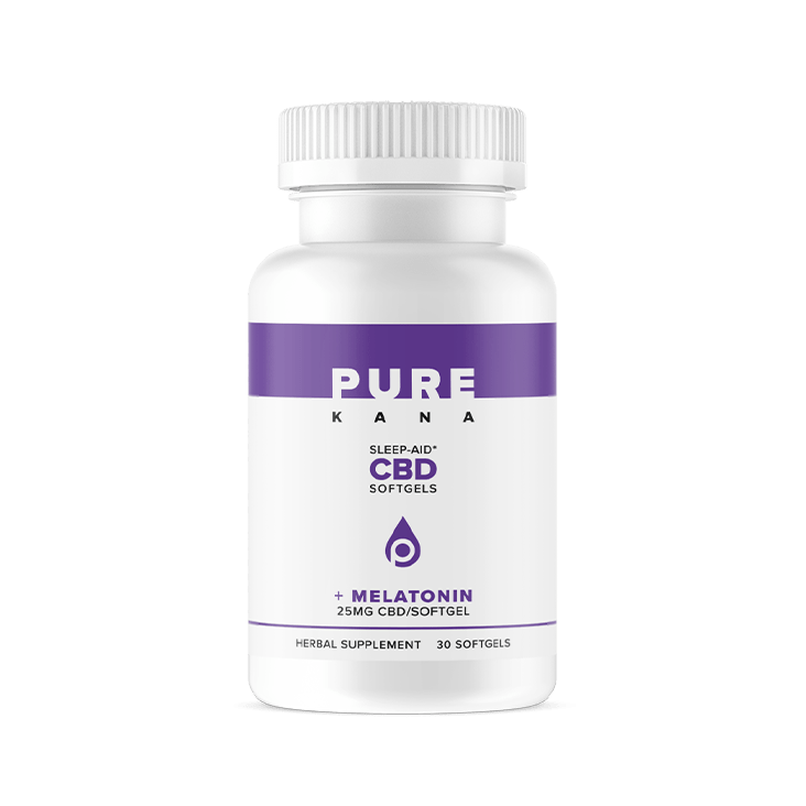 CBD Capsules + Melatonin - Sleep-Aid PM Pills image