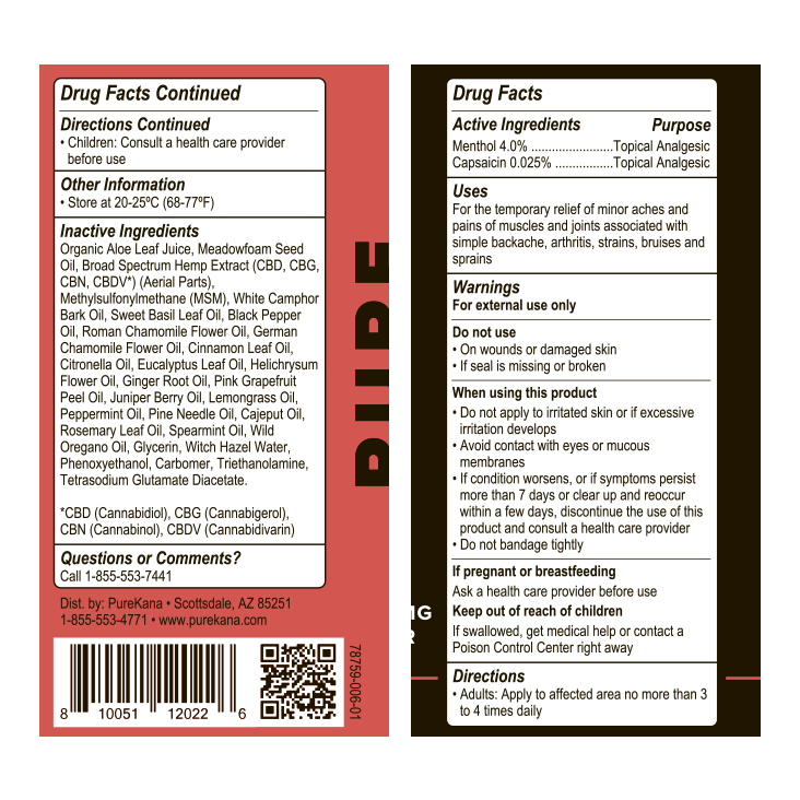 pk-cbd roll-pain relief-2000 mg-label-min